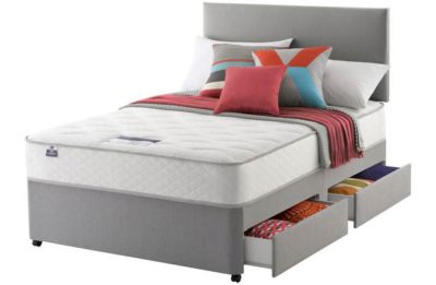 Silentnight Fareham Pocket Memory Kingsize 4 Drawer Divan Silentnight Fareham Pocket Memory Kingsize 4 Drawer Divan